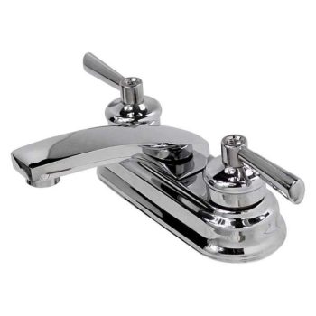 Mezcladora de 4 pulgadas Duomando para Lavabo Con Cubierta de Latón 24R