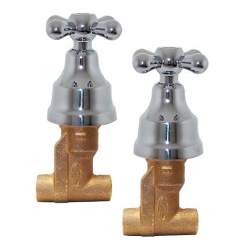 Juego de Llaves de Empotrar para Regadera con Maneral Cruceta 41CR