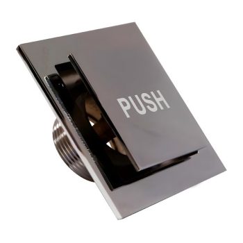 Resumidero Cuadrado acabado Cromo de 4x4 pulgadas de Push 46P