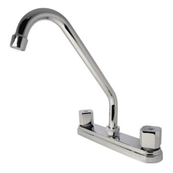 Mezcladora 8 pulgadas Al Piso para Fregadero de Acero Inoxidable 8IS