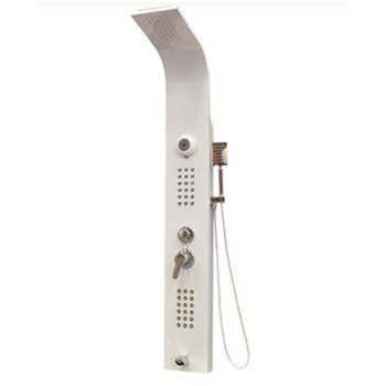 Regadera Vertical con Hidromasaje y Bocina Bluetooth