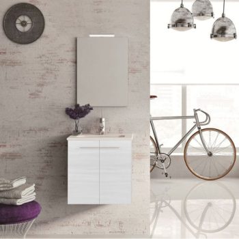 Mueble Urban con Lavamanos Spirit Blanco (Incluye Espejo)