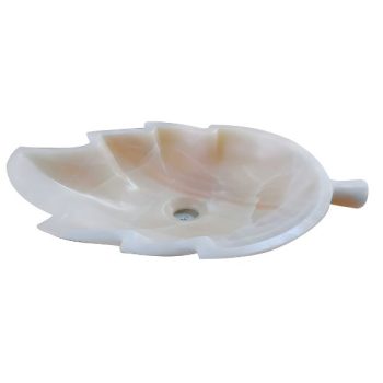 Lavamanos Hoja de Onix Blanco