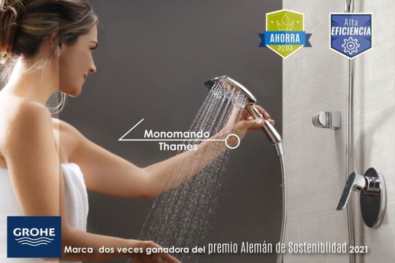 Regadera ahorradora Thames de GROHE
