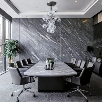 Placa 3mm Pietra Grey Glossy 1.22X2.44 m