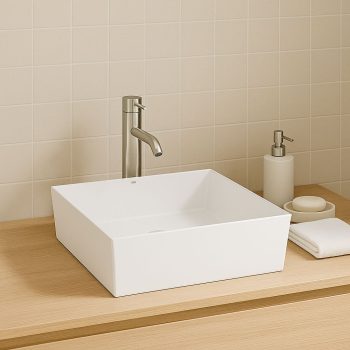 Lavabo de 38X38 cm cuadrado Design D2
