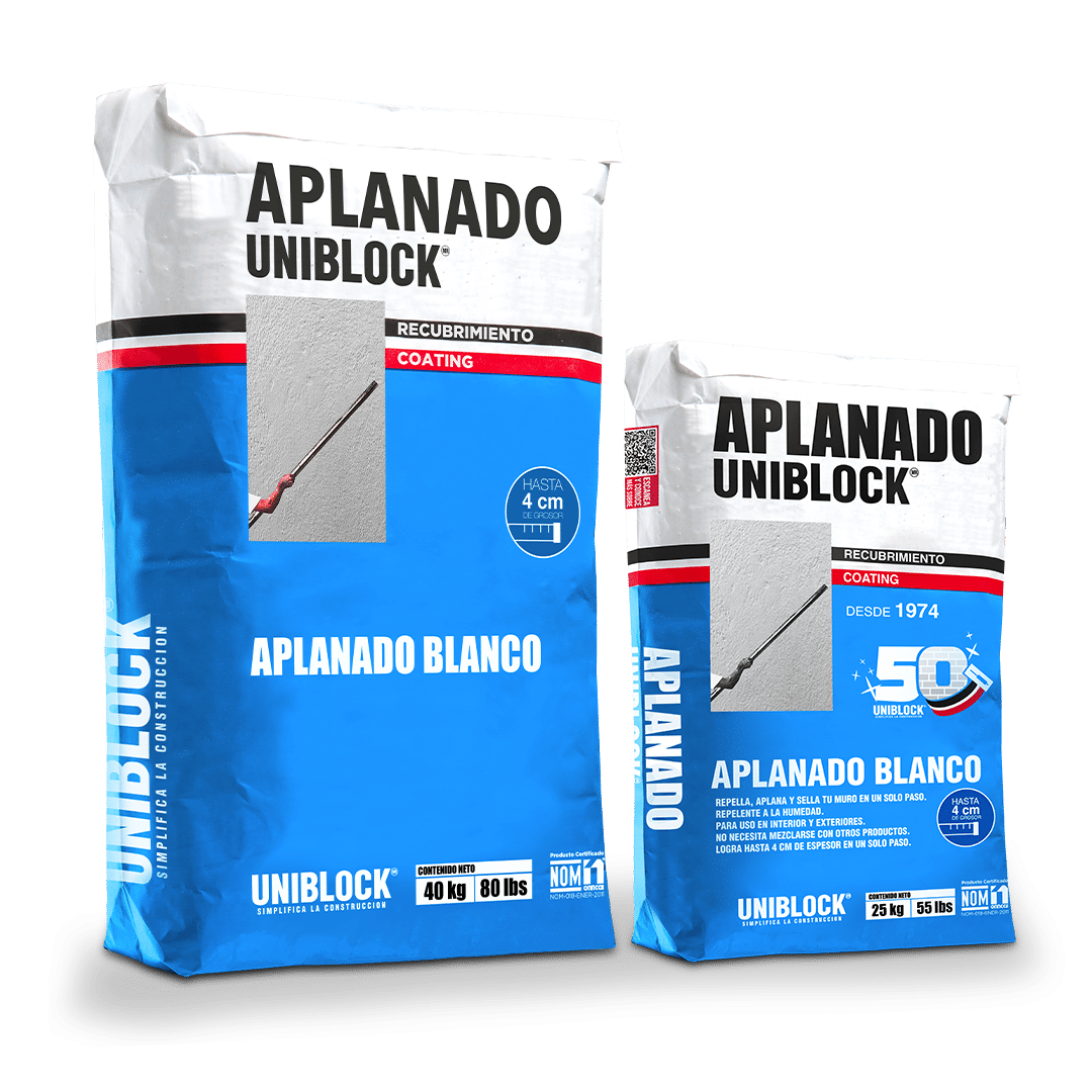 Aplanado Blanco 25 Kg